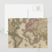 Welt, Mercators Projektion 2 Postkarte (Vorne/Hinten)