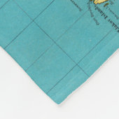 Welt, Mercators Projektion Fleecedecke (Ecke)