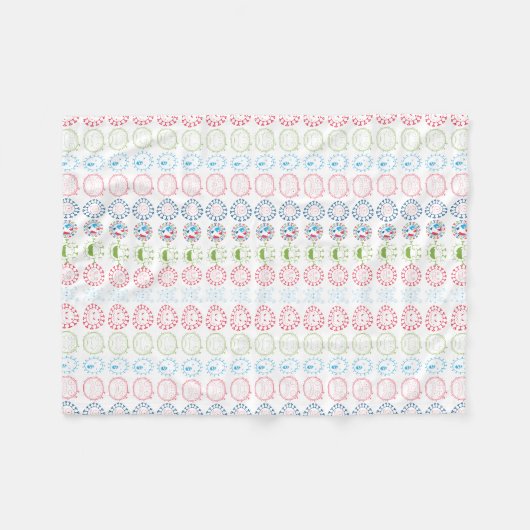 Welt mit dem Corona-Virus Fleecedecke (Vorderseite (Horizontal))