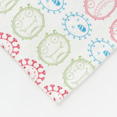 Welt mit dem Corona-Virus Fleecedecke (Ecke)