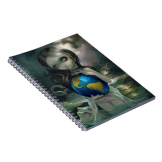 "Welt" Notizbuch Notizblock