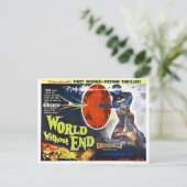 Welt ohne Ende Klassiker SF Movie Poster Postkarte (Stehend Vorderseite)