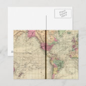 Welt Postkarte (Vorne/Hinten)