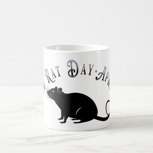 Welt-Rat-Tag Kaffeetasse (Mittel)