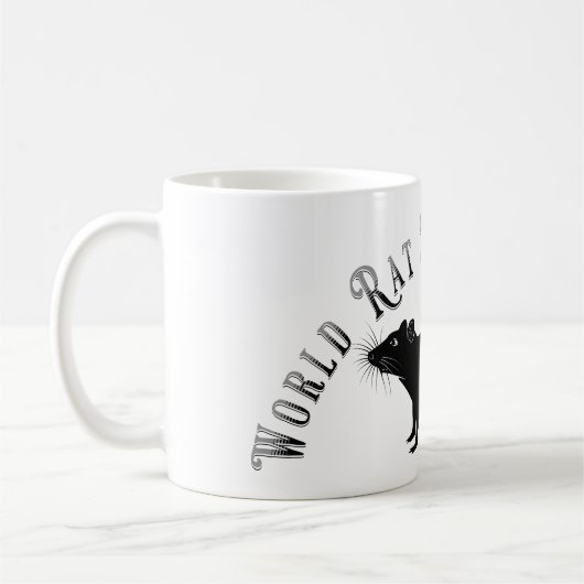 Welt-Rat-Tag Kaffeetasse (Links)