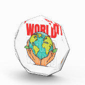 Welt – Reise-Abenteuer-Globus-Design Fotoblock (Rechts)