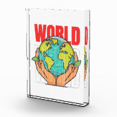 Welt – Reise-Abenteuer-Globus-Design Fotoblock (Rechts)