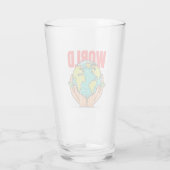 Welt – Reise-Abenteuer-Globus-Design Glas (Rückseite)