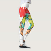 Welt – Reise-Abenteuer-Globus-Design Leggings (Rechts)