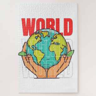 Welt – Reise-Abenteuer-Globus-Design Puzzle