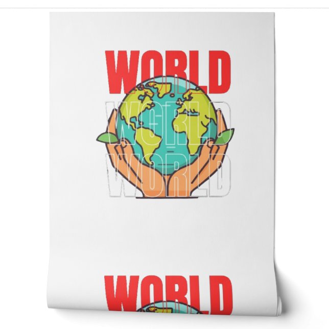Welt – Reise-Abenteuer-Globus-Design Tapete (Abrollen)