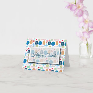 Welt Reisen gefaltet  Karte