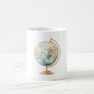 Welt Reiseorte Globus Kaffeetasse