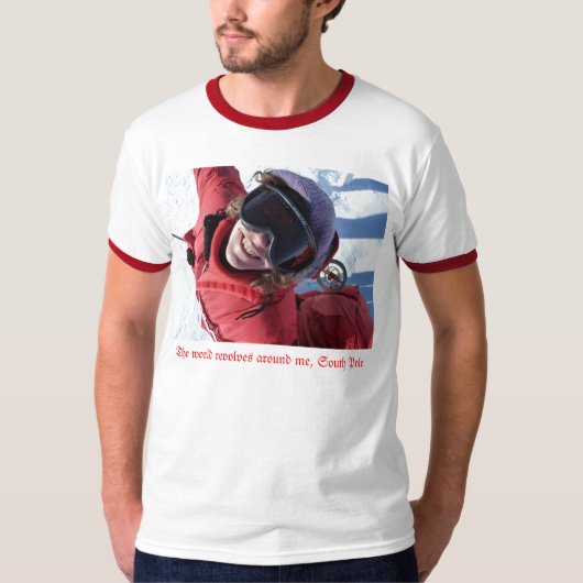 Welt Revovles um mich Shirt (Vorderseite)