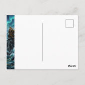 Welt Schildkröte Postkarte (Rückseite)