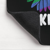 Welt sei freundlicher Regenbogen Mousepad (Ecke)