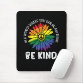 Welt sei freundlicher Regenbogen Mousepad (Mit Mouse)