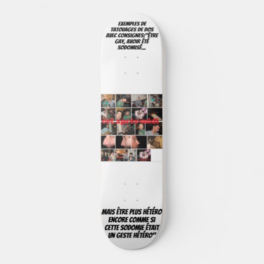 Welt Skateboard (Vorderseite)