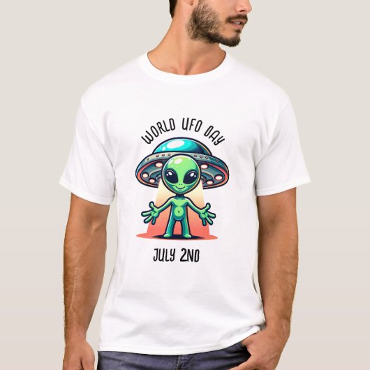 Welt-UFO-Tag | 2. Juli T-Shirt (Vorderseite)