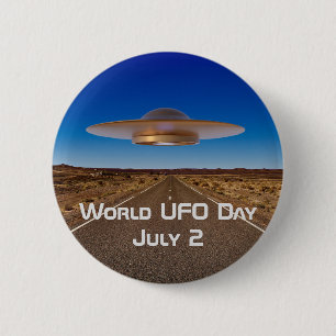 Welt-UFO-Tag Button