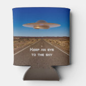 Welt-UFO-Tag Dosenkühler (Rückseite)