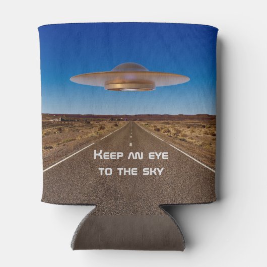 Welt-UFO-Tag Dosenkühler (Rückseite)