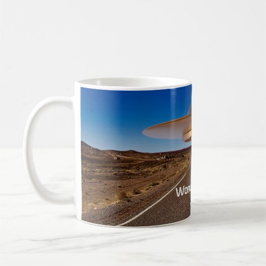 Welt-UFO-Tag Kaffeetasse (Links)