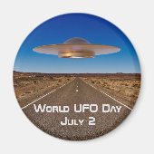 Welt-UFO-Tag Magnet (Vorne)