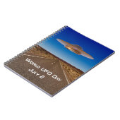 Welt-UFO-Tag Notizblock (Linke Seite)