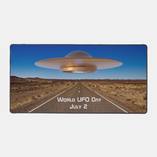 Welt-UFO-Tag Schreibtischunterlage (Vorderseite)