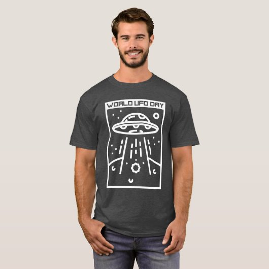 Welt-UFO-Tag T-Shirt (Vorne ganz)