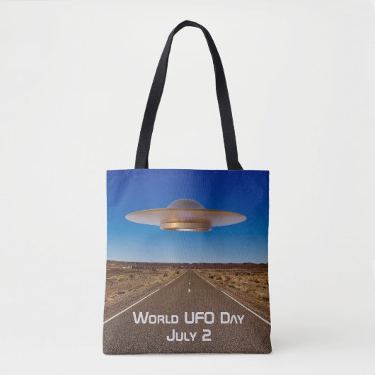 Welt-UFO-Tag Tasche (Vorderseite)