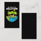 Welt-Umwelt zum Erdtag Visitenkarte (Vorne/Hinten)