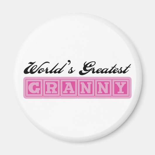 Welt und Apos, das Beste Großartige Magnet (Vorne)