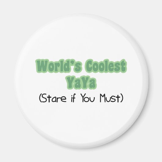 Welt und Apos; das Coole JaYa Magnet (Vorne)
