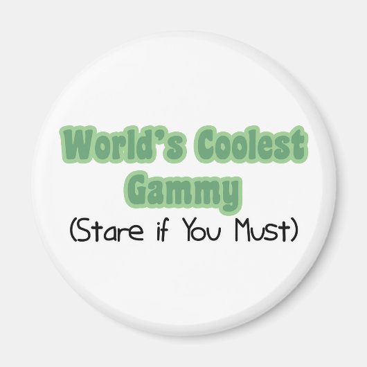 Welt und Apos, die Coolste Gammy Magnet (Vorne)