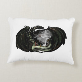 Welt und Drache Dekokissen