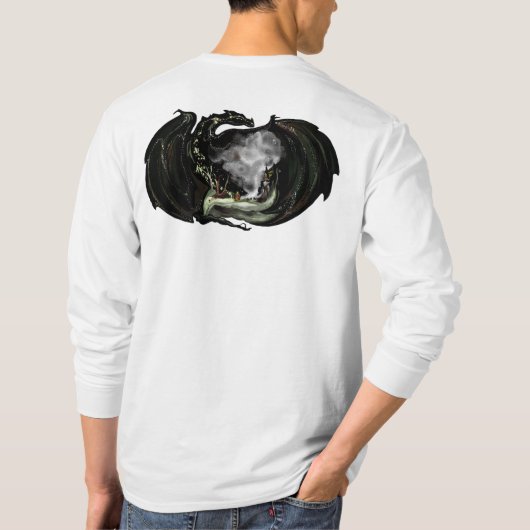 Welt und Drache T-Shirt (Rückseite)