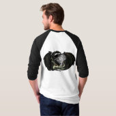 Welt und Drache T-Shirt (Schwarz voll)