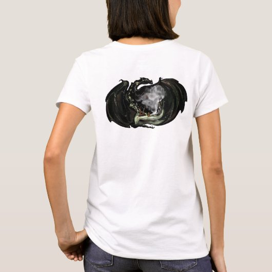 Welt und Drache T-Shirt (Rückseite)