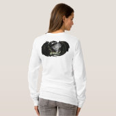 Welt und Drache T-Shirt (Schwarz voll)