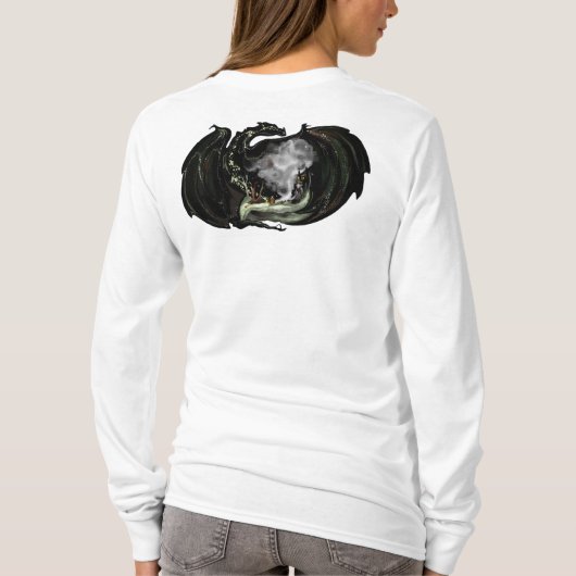 Welt und Drache T-Shirt (Rückseite)