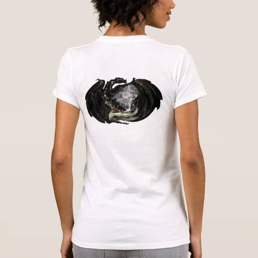 Welt und Drache T-Shirt (Rückseite)