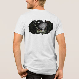 Welt und Drache Tri-Blend Shirt