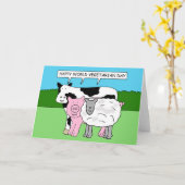 Welt Vegetarier Tag 1. Oktober Karte (Gelbe Blume)