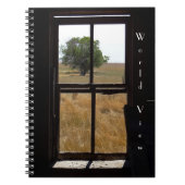 Welt-View-Notebook Notizblock (Vorderseite)