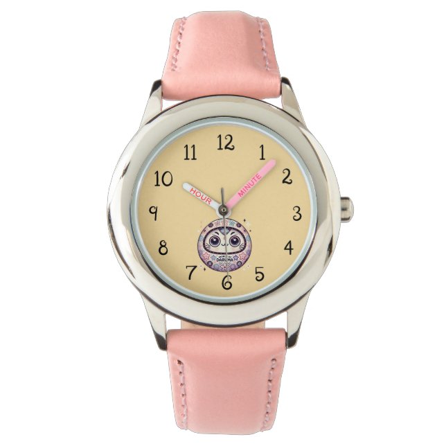 Welt von Daruma Armbanduhr (Vorderseite)