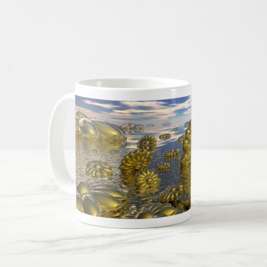 Welt von Midas Kaffeetasse (Vorderseite Links)