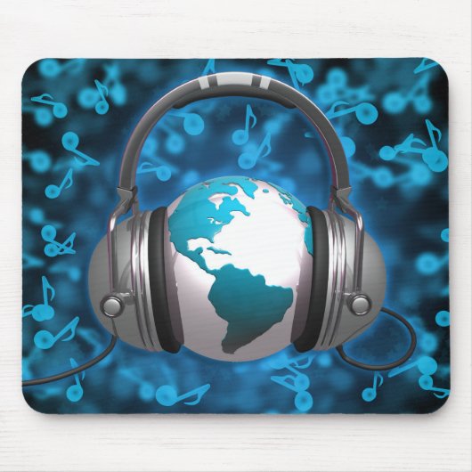 Welt von Musik Mousepad (Vorne)