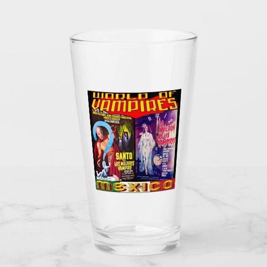 Welt von Vampires MEXICO Glas (Vorderseite)